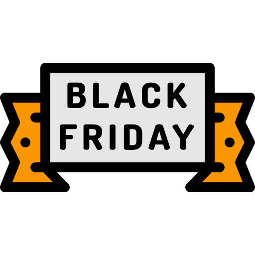 Black friday Detailed Rounded Lineal color icon