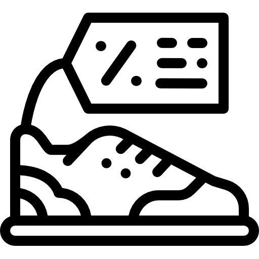 履物 Detailed Rounded Lineal icon
