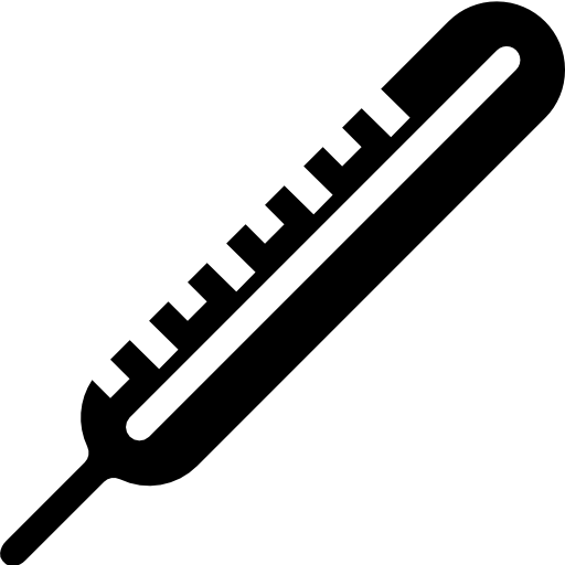 termómetro srip Fill icono