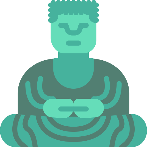 buddha Basic Miscellany Flat icon