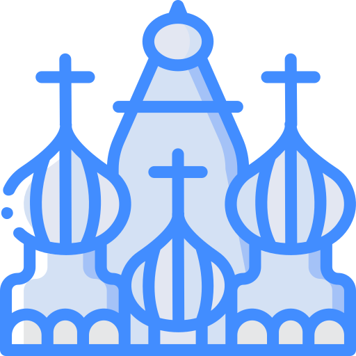 catedral de san basilio Basic Miscellany Blue icono