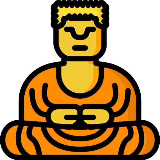Buddha Basic Miscellany Lineal Color icon