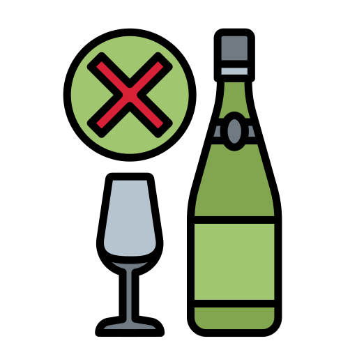 no alcohol Generic color lineal-color icono