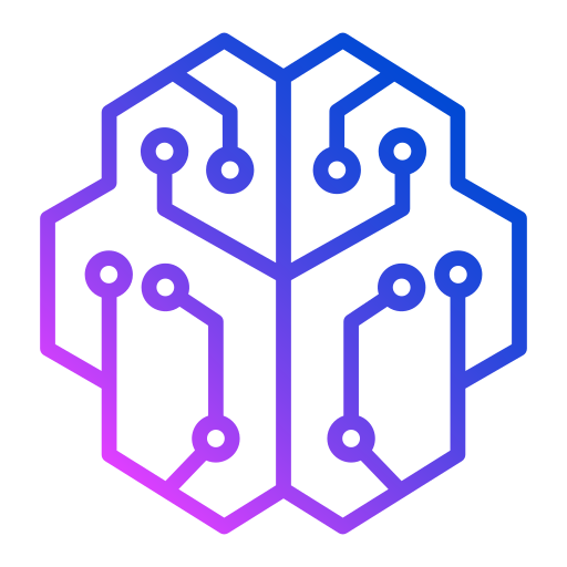 Ai brain Generic gradient outline icon