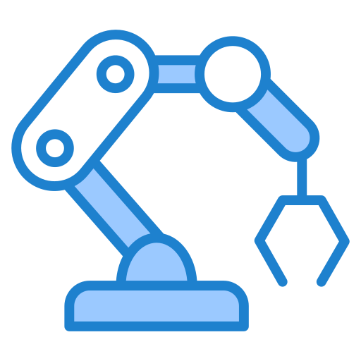 braccio robotico Generic color lineal-color icona