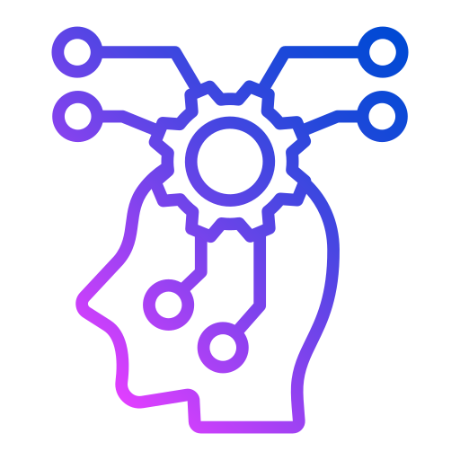 Neural network Generic gradient outline icon