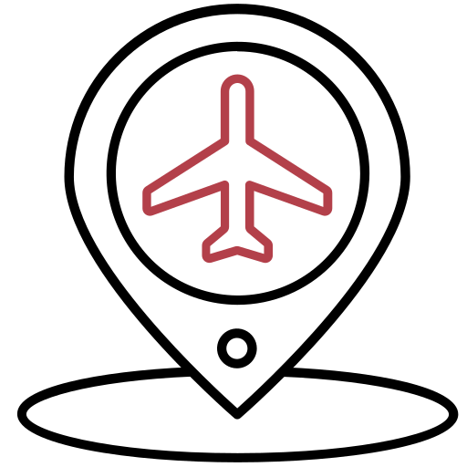 Аэропорт Generic color outline иконка