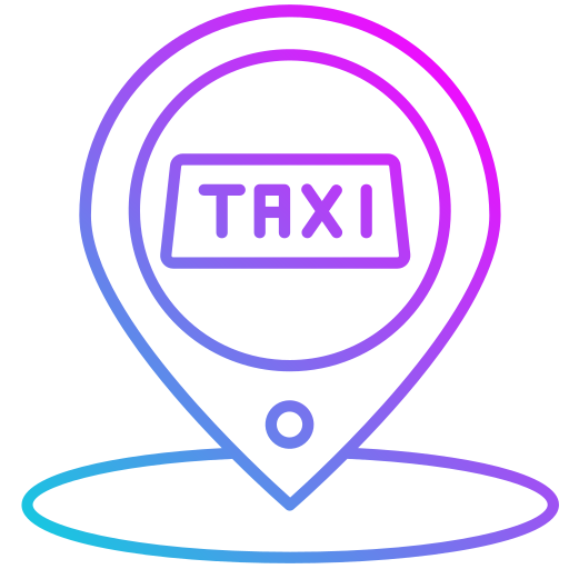 taxi Generic gradient outline icona