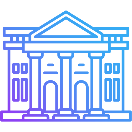 White house Generic gradient outline icon