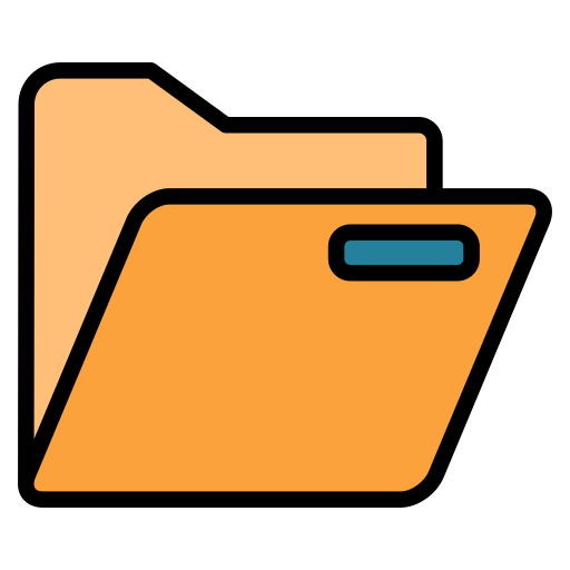 carpeta de archivos Generic color lineal-color icono