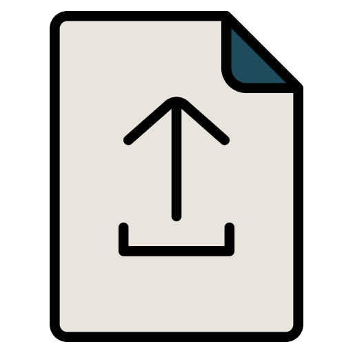 File upload Generic color lineal-color icon