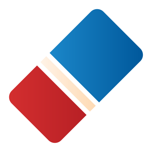Eraser Generic gradient fill icon