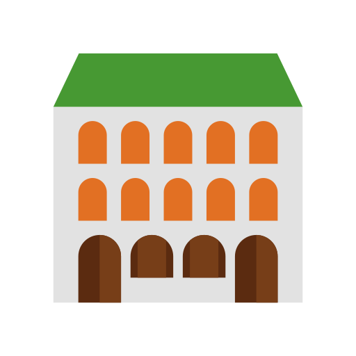 Townhouse Generic color fill icon