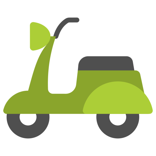 Scooter Generic color fill icon