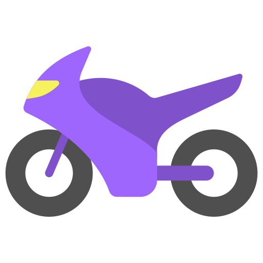motocykl Generic color fill ikona