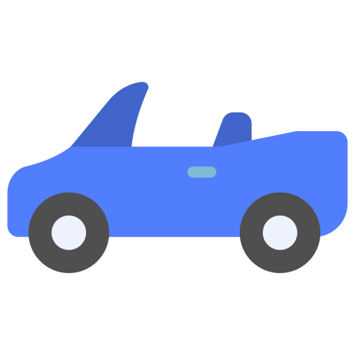 Sport car Generic color fill icon