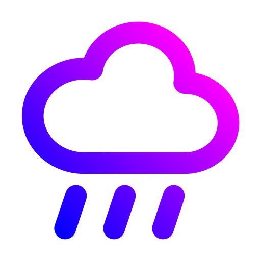 Rain Generic gradient outline icon