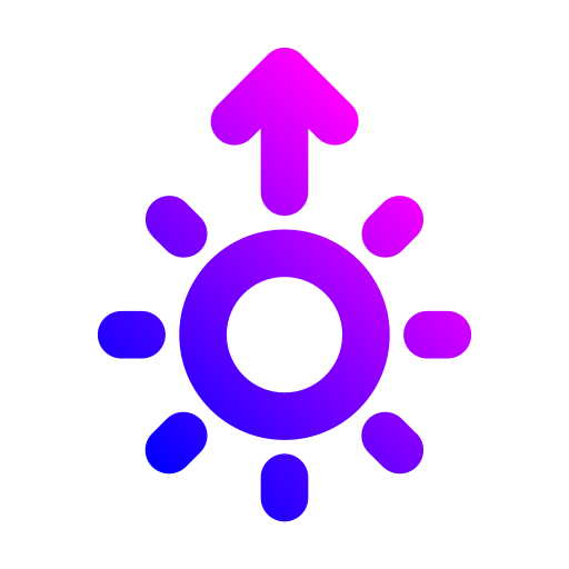 日の出 Generic gradient outline icon