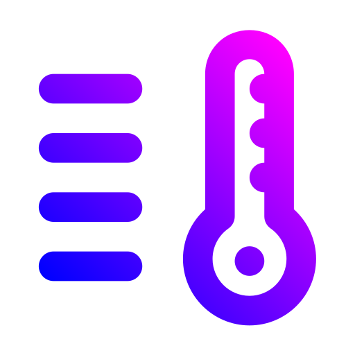 온도 Generic gradient outline icon