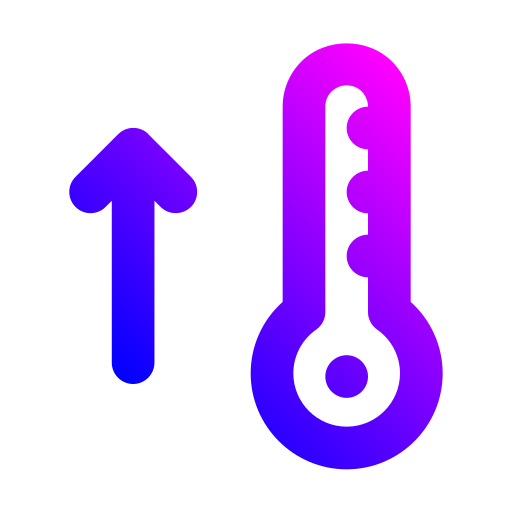 温度上昇 Generic gradient outline icon