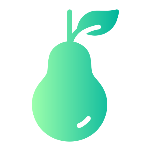 Pear Generic gradient fill icon