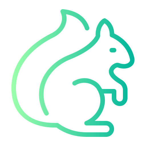 scoiattolo Generic gradient outline icona