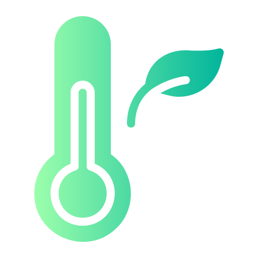temperatura Generic gradient fill ikona