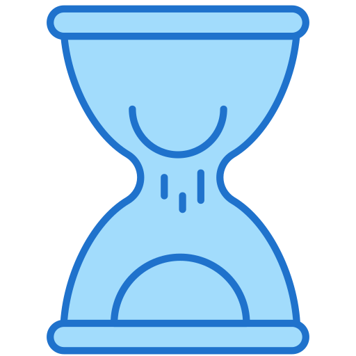 reloj de arena Generic color lineal-color icono