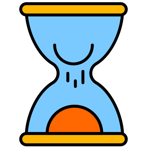 piaskowy zegar Generic color lineal-color ikona