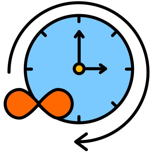 tiempo Generic color lineal-color icono