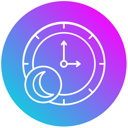 Time Generic gradient fill icon