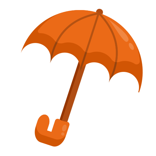guarda-chuva Generic color fill Ícone