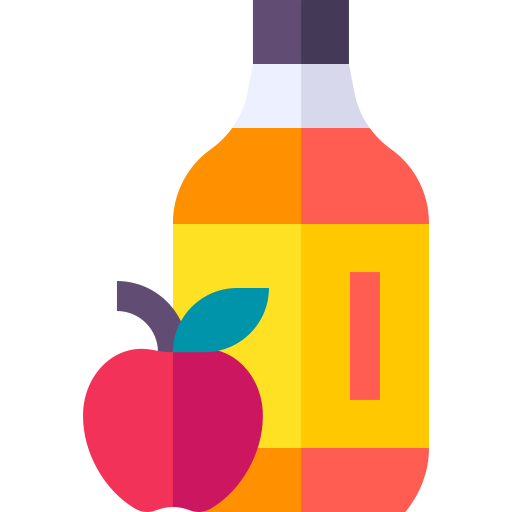 Apple cider vinegar Basic Straight Flat icon