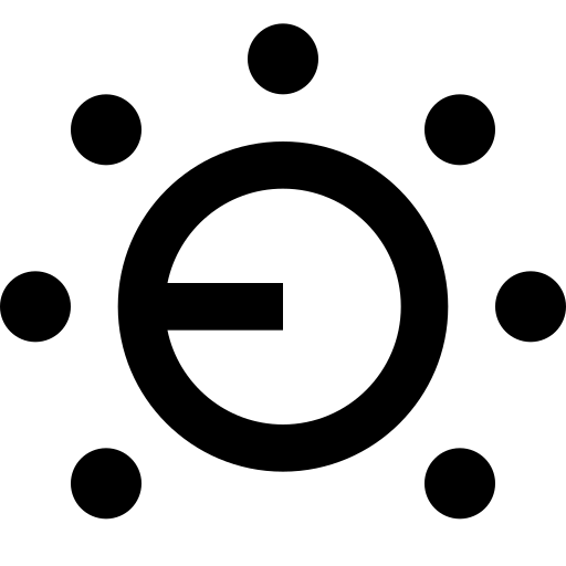 ダイヤルロー Generic black outline icon