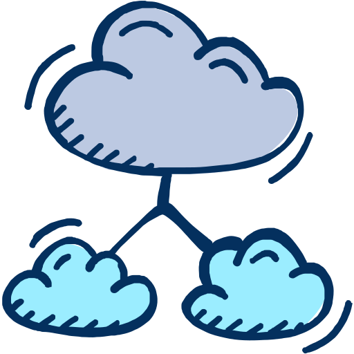 Cloud Generic color lineal-color icon