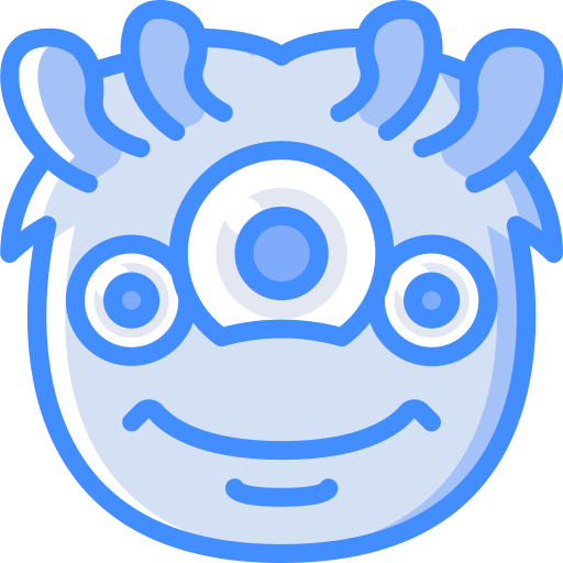 monstre Basic Miscellany Blue Icône