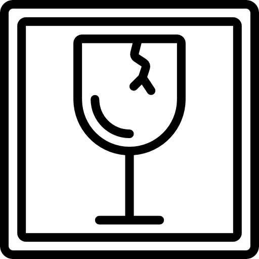 frágil Basic Miscellany Lineal icono