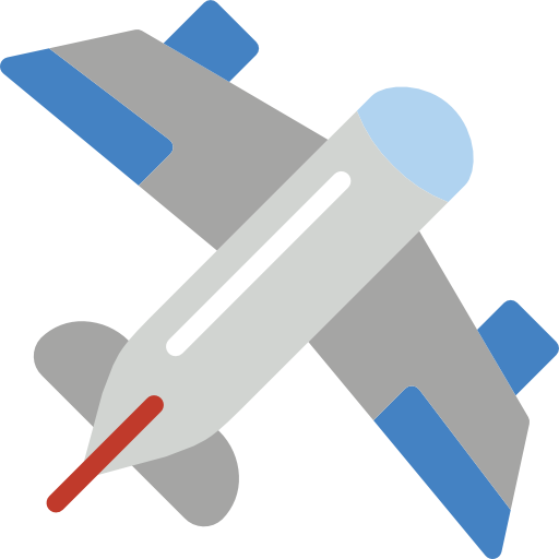 aereo Basic Miscellany Flat icona