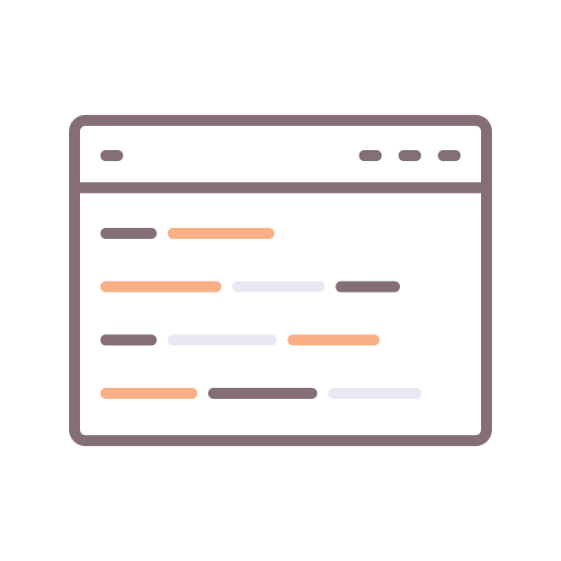 code Generic outline icon