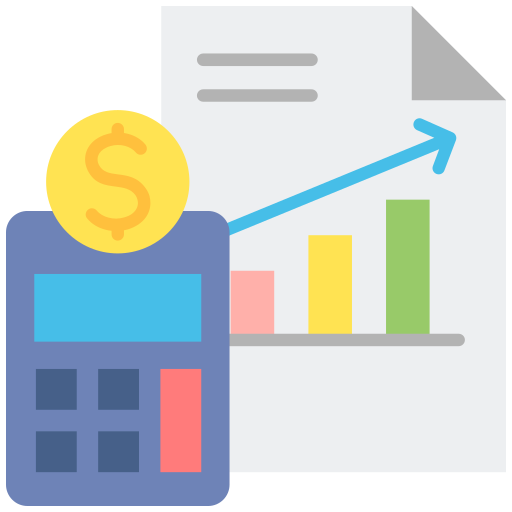 Financial statements Generic color fill icon