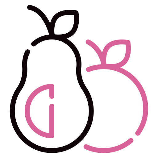 Свежие фрукты Generic color outline иконка