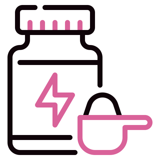 Protein powder Generic color outline icon