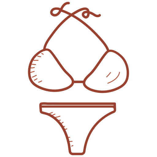 bikini Generic outline icona