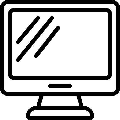 computadora Basic Miscellany Lineal icono
