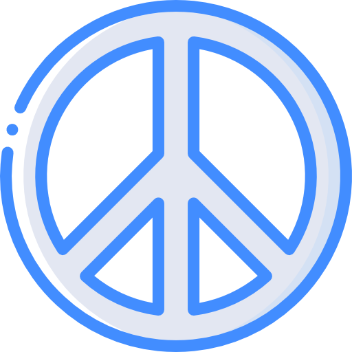 paix Basic Miscellany Blue Icône