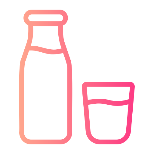 Молоко Generic gradient outline иконка