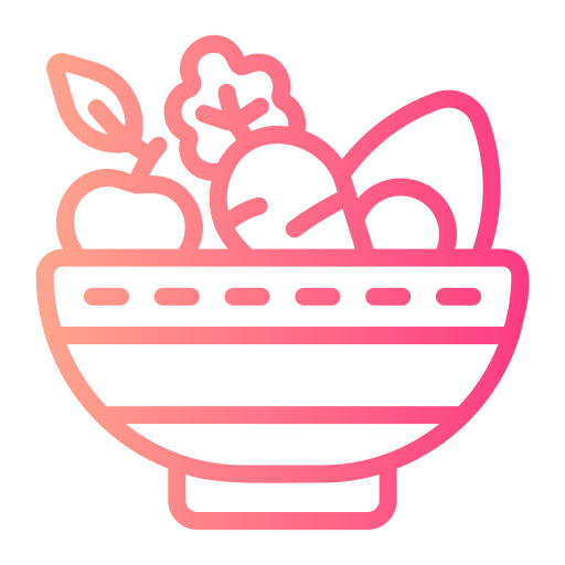 Salad Generic gradient outline icon