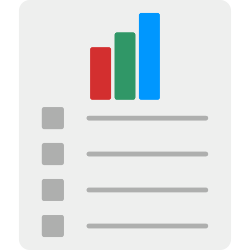 Data report Generic color fill icon