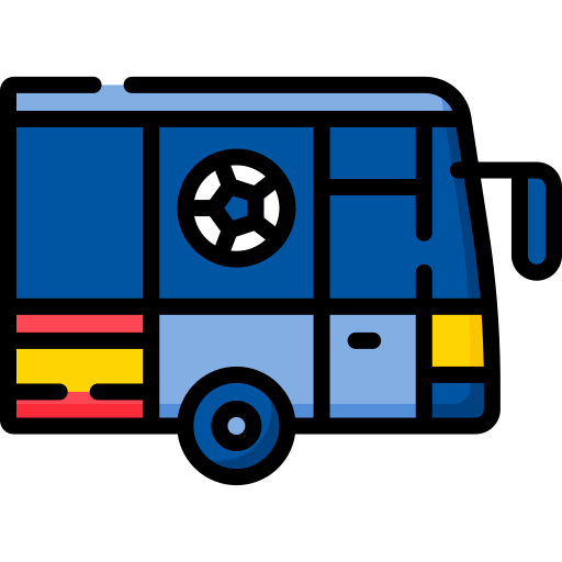 Team bus Special Lineal color icon