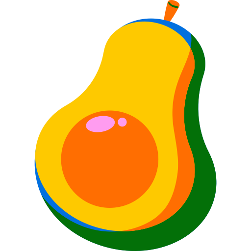 avocado Generic color fill icon